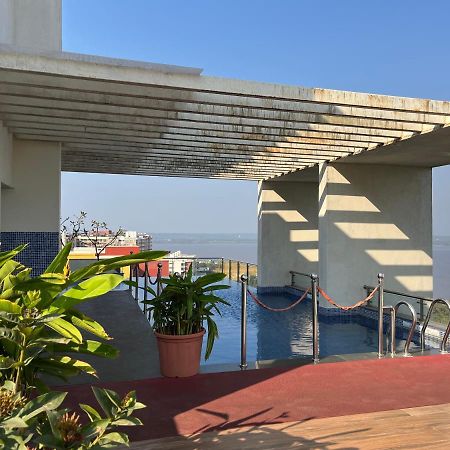 Studio Apt With Rooftop Panoramic Views @ Dabolim Vāsco Da Gāma Eksteriør billede
